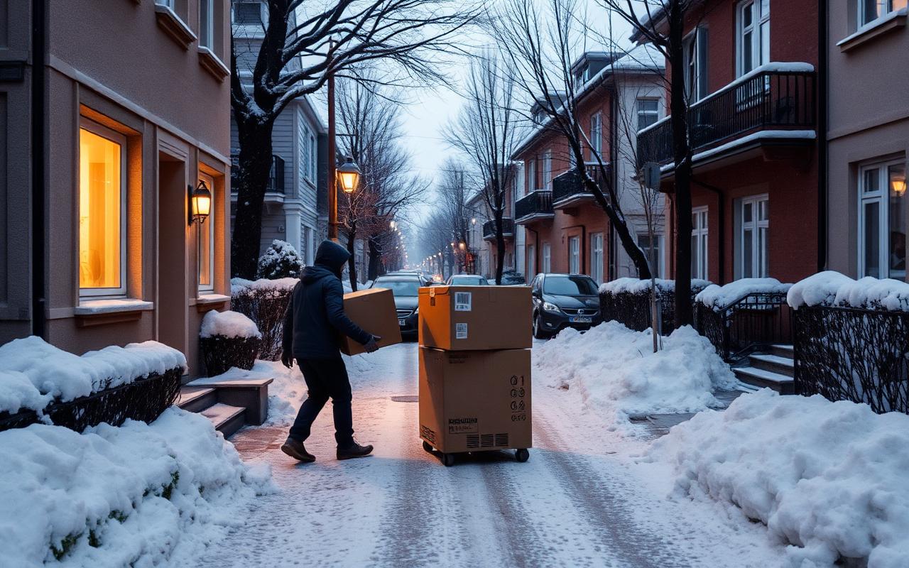 Umzug im Winter in Essen: 7 Dinge, die Sie beachten müssen